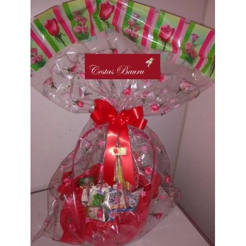 Cesta decorada para Montar